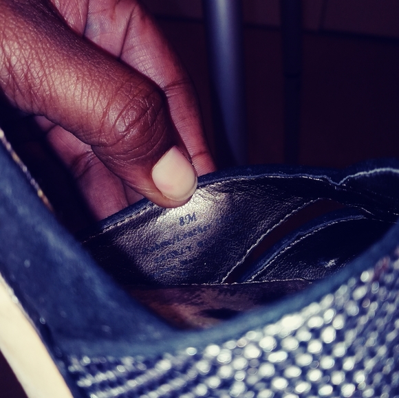 Sam Edelman Women's Lavender Sequins Sparkling Heels - Picture 9 of 12